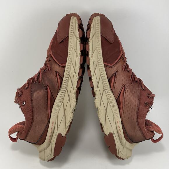 Hoka One One Anacapa Low GTX Hiking Sneakers Women Size 9 B Cherry Rust Red - Picture 6 of 12